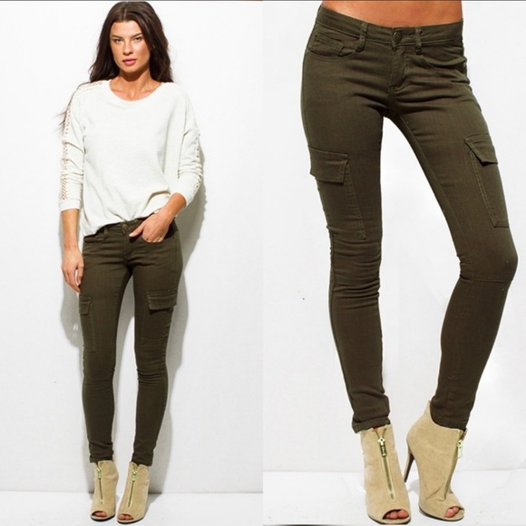Olive Skinny Jean! - Picture 4 of 7